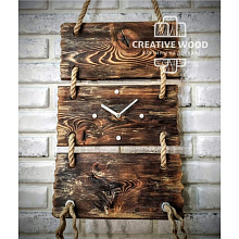 Часы из натурального дерева Creative Wood Часы 3