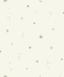 Бежевые обои для стен Grandeco Little Dreamers LD 3617