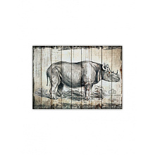 Панно с изображением животных Creative Wood ZOO ZOO - 16 Носорог