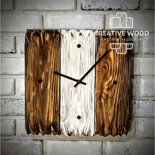 Водостойкие декоративные панно Creative Wood Часы 6