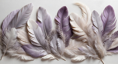 Панно AG-FT-005, Feathers, Design Studio 3D